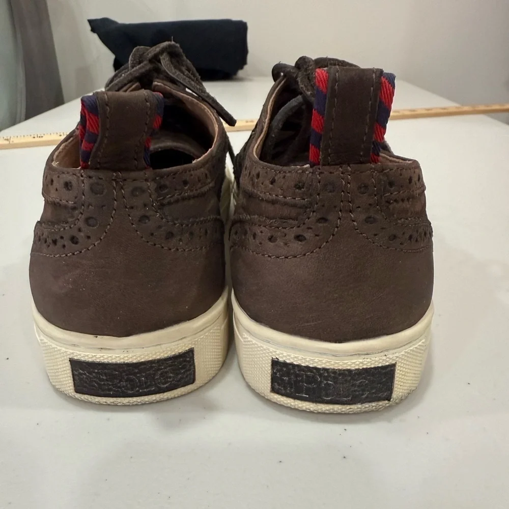 Polo Ralph Lauren Jarrod Brown Leather Oxfords Men Size 7,5 D